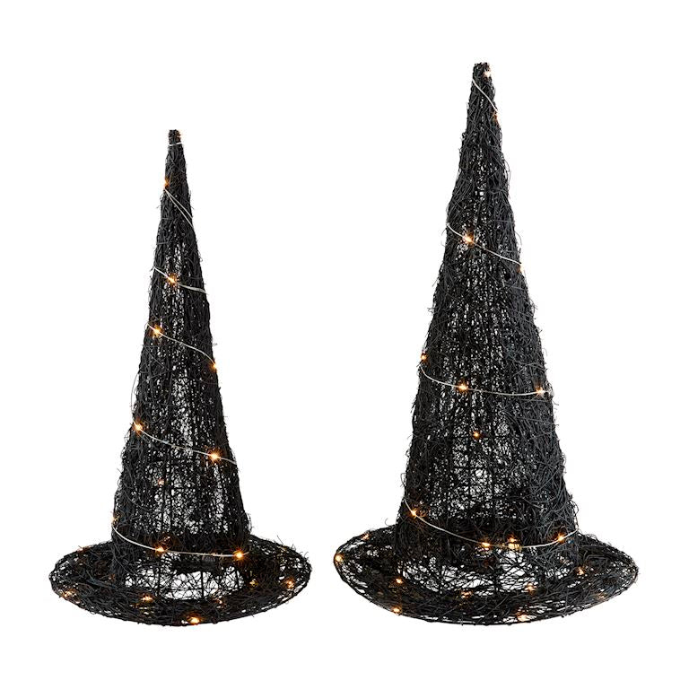 Light Up LED Woven Witch Hat