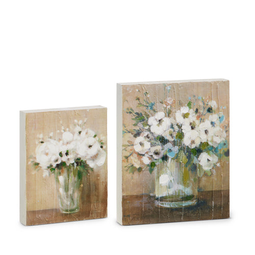 Flower Textured Block