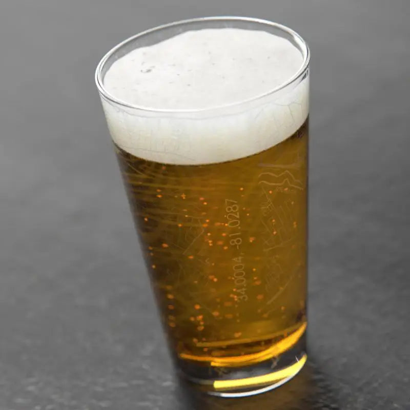 Columbia SC Map Pint Glass