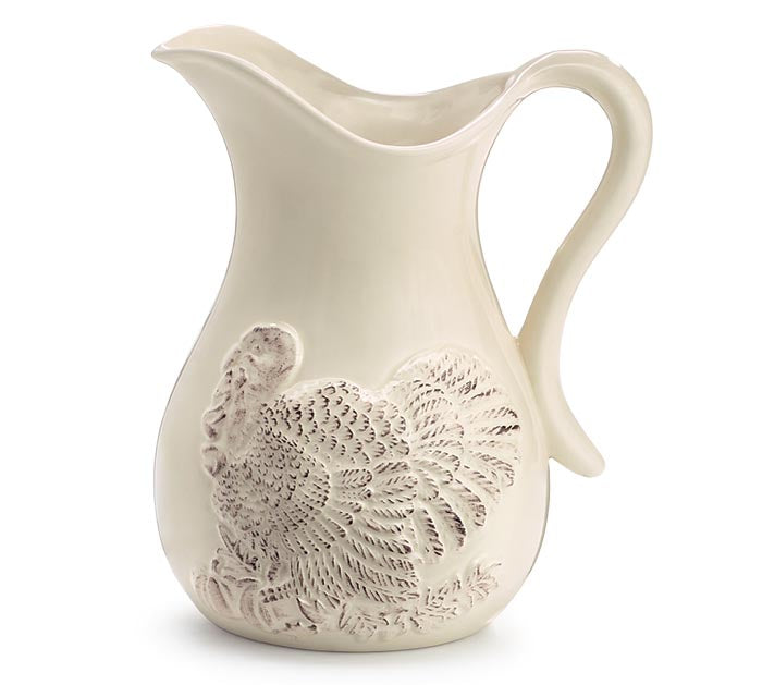Embossed Turkey Pitcher
