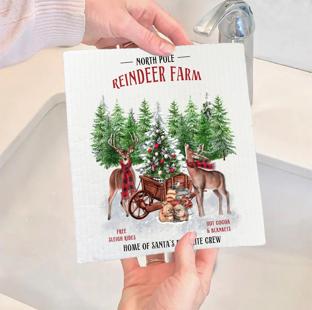 Swedish Dish Cloth Christmas