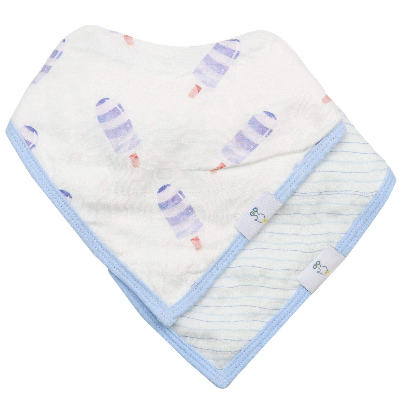 2 Pack Muslin Bibs