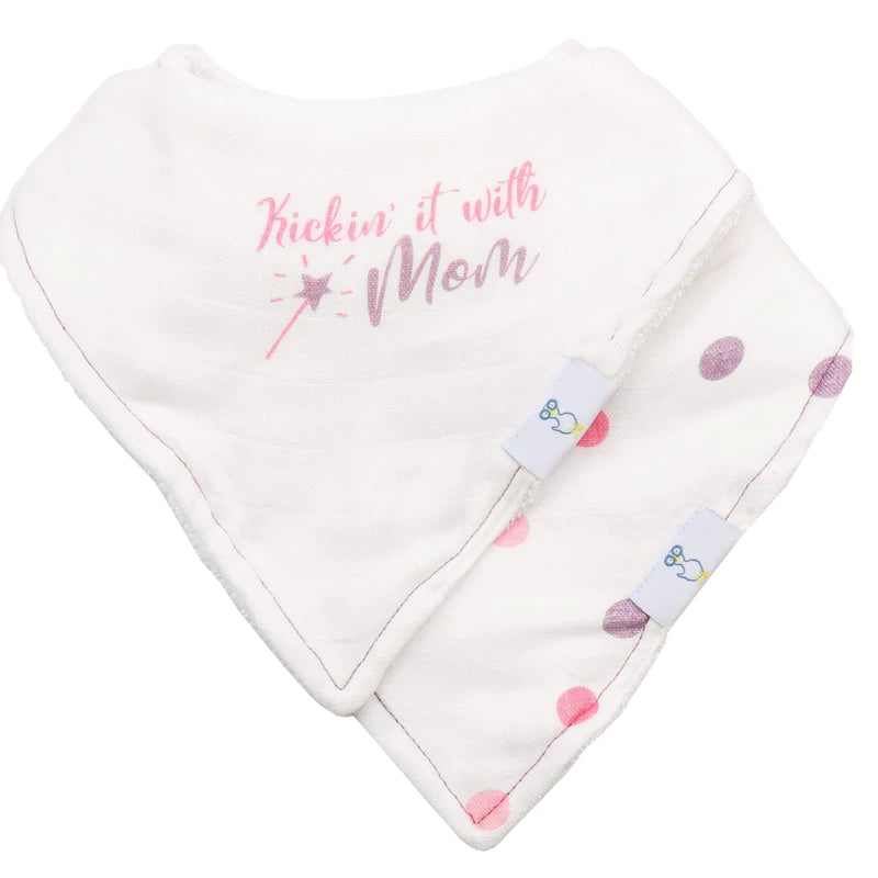 2 Pack Muslin Bibs