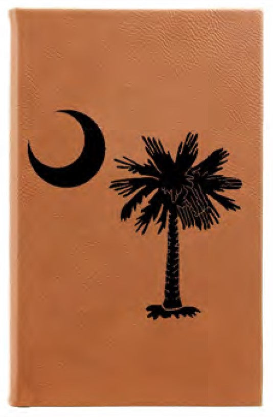Lined Journal Tan Palmetto