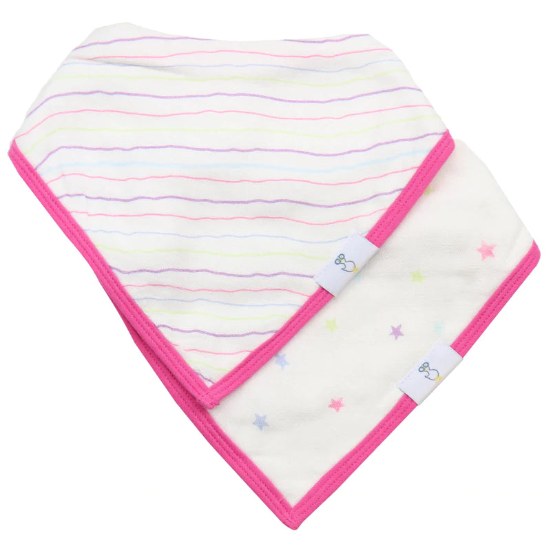 2 Pack Muslin Bibs