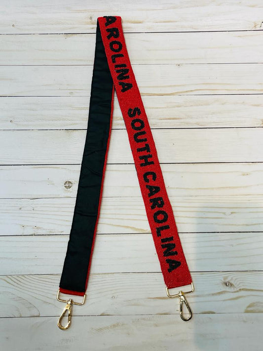 Beaded South Carolina Bag Strap