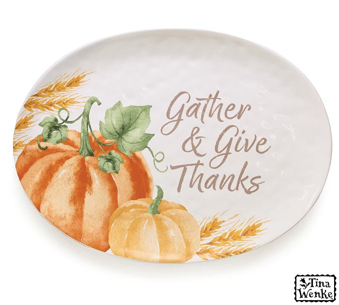 Platter Gather and Give Thanks
