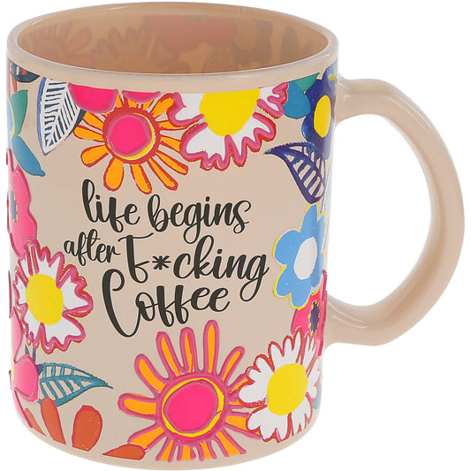 Pretty Happy Girl 18oz Coffee Mug