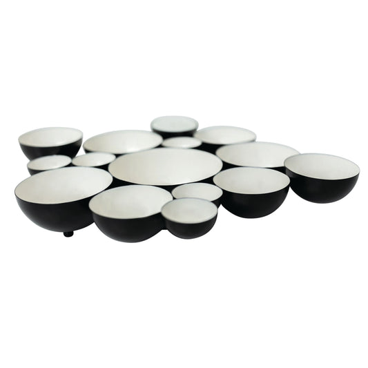 bubble bowl (matte black bottom)
