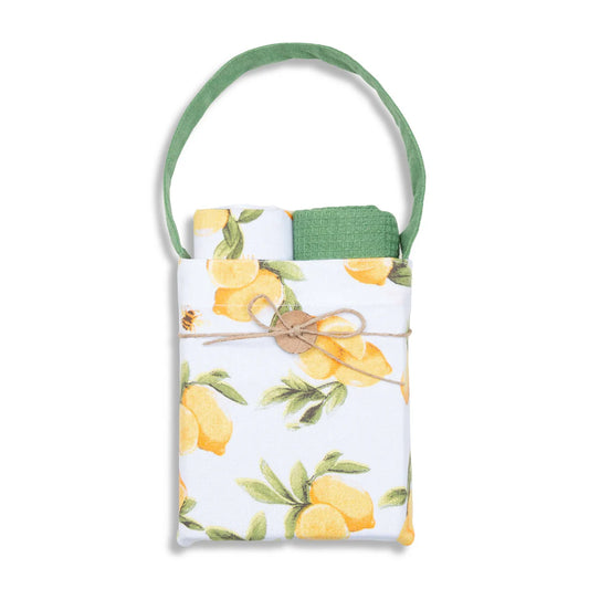 Lemon 3 Piece Tea Towel Set