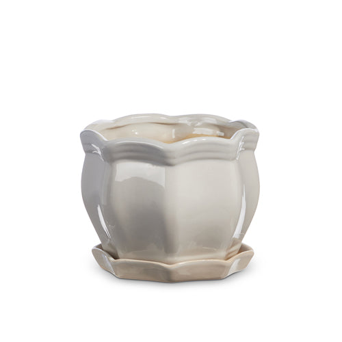White Decorative Planter