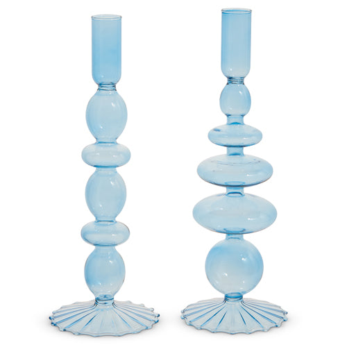Blue Candle Sticks