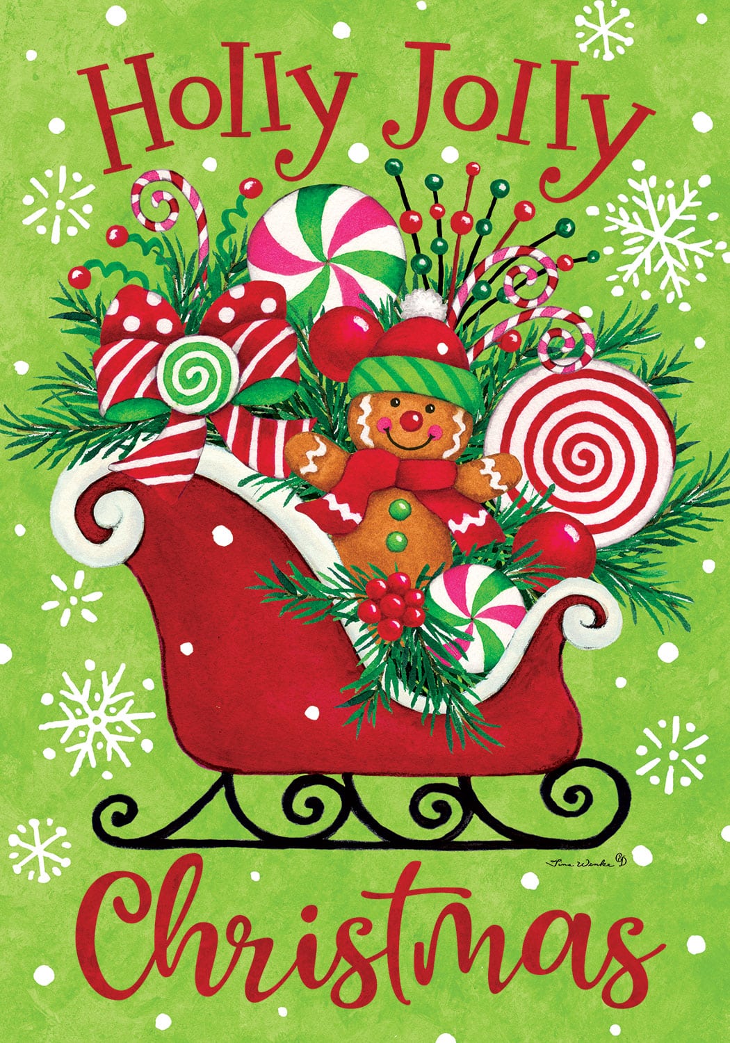 Garden Flag - Christmas