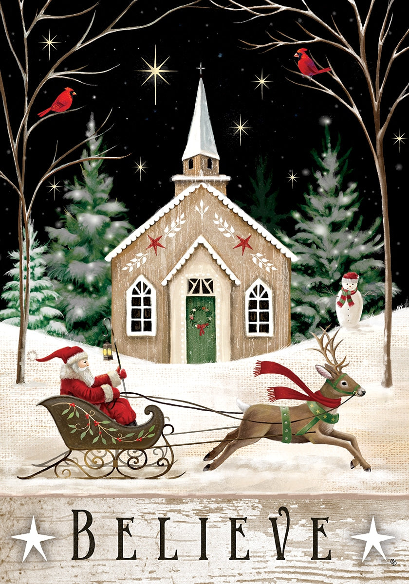 Garden Flag - Christmas