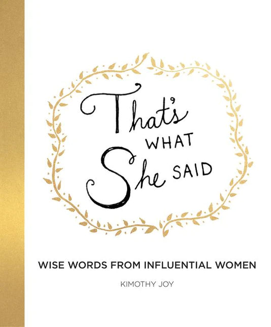 Book Thats what She said