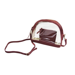 Half Moon Clear Crossbody