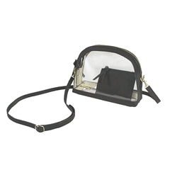 Half Moon Clear Crossbody