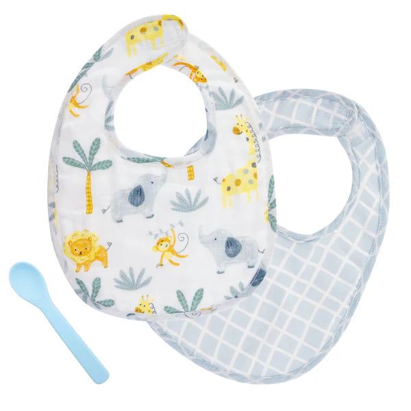 Muslin Bib and Spoon Set