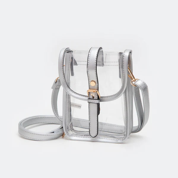 Game Day Clear Buckle Strap Crossbody