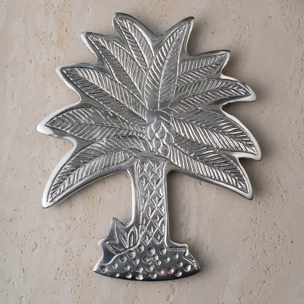 Pewter Trivet Palmetto Tree