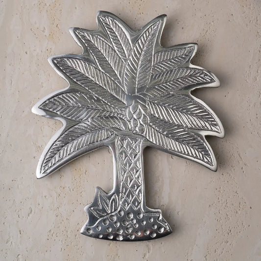 Pewter Trivet Palmetto Tree