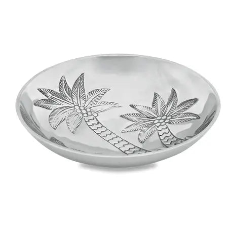 Round Palm Tree Bowl 8.5"
