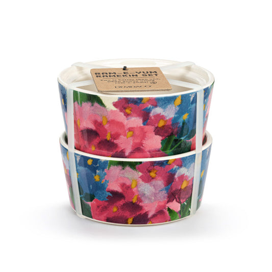 Hydrangea Ramekins Set of 2