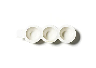 Trio Bowl White Stripe